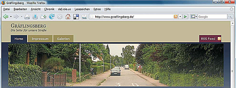 Alte Homepage